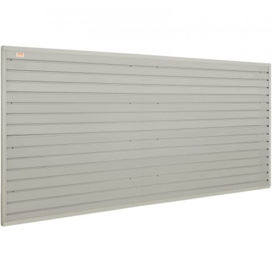 Comprar Painel de ripas de parede de garagem, 1220x310mm, 8 peças, painel de armazenamento de ferramentas, capacidade de 34kg para oficina, loja de varejo, organização de armazenamento de artesanato