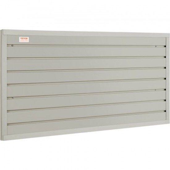 Buy Garage Wall Slat Panel 1220x310mm Tool Storage Panel 2 PCS 34kg Capacity for Workshop, Retail Store, Craft Storage Organization