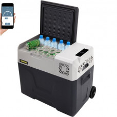 VEVOR Nevera Termoeléctrica Portátil 50 L Nevera Camping para Coche Nevera Portátil Eléctrica de Viaje Mini Refrigerador Portátil para Coche