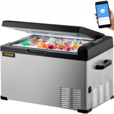 Nevera Portátil Eléctrica 30L 60W Refrigerador Portátil con Compresor 12/24 V Nevera Camping de Viaje Refrigeración Eficiente -20°C - 20°C