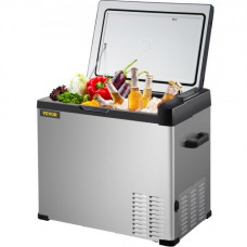 Nevera Portátil Eléctrica 50L 60W Refrigerador Portátil con Compresor 12/24 V Nevera Camping de Viaje Refrigeración Eficiente -20°C - 20°C