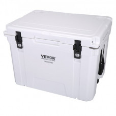 Nevera Rígida Portátil 65 Cuartos 60-65 Latas Nevera de Plástico Rígido con Aislamiento Hermético de Espuma LLDPE para Mantener Fría Comida Bebidas para Senderismo Pícnic Camping Viaje, 64x46,5x47,5cm