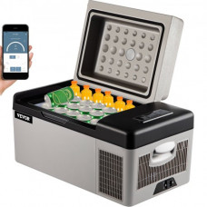 VEVOR Compresor 20L Nevera Camping de Viaje Refrigerador Pequeño Portátil Nevera Portátil para Cpche Congelador Vehículo