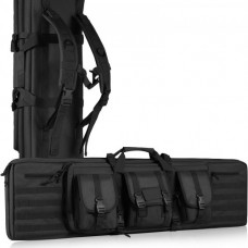 VEVOR Bolsa para 2 Rifles y 2 Pistolas Bolsa para Armas Largas Tácticas de 107cm