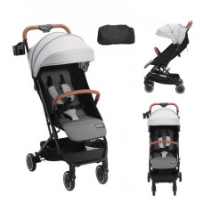 VEVOR Cochecito de bebé estándar, cochecito para niños pequeños con respaldo ajustable de 95° a 175° Reposapiés ajustable de 0/90° Portavasos plegable con un solo clic Bolsa de transporte para recién