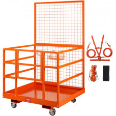 Jaula de Seguridad Montacargas 114,3x109,2cm Plataforma de Trabajo 1400LBS