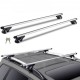 Buy Universal Cross Bars 2 Pcs Lockable Aluminum Car Roof Rack 200lbs Load Fits Side Rails Up to 44" Travel Width