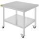 Buy Work Table Food Preparation Table Stainless Steel 90 x 76 x 5.5 cm Professional Kitchen Table Load 100 kg Work Table