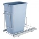 Buy Sliding Trash Can Rack (Not Included) Iron Frame Removable Trash Can Rack Sliding Rail 16kg Load Removable Trash Can Under Cabinet for Kitchen