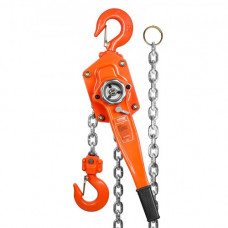 Polipasto Manual de Cadena de Palanca Elevación de 2,8 m Polipasto de Trinquete de Acero Capacidad de 3 T Polipasto de Palanca Gancho de Rotación de 360° con Freno de Doble Trinquete para Garaje
