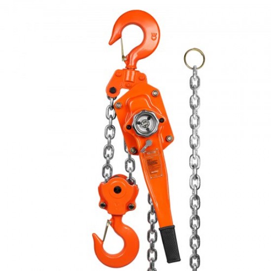 Buy Manual Lever Chain Hoist 2.8m Lift Steel Ratchet Hoist 6T Capacity Lever Hoist 360° Rotation Hook with Double Ratchet Brake for Garage