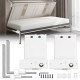 Comprar Kit de herrajes para mecanismo de resortes de cama DIY Murphy Horizontal para cama de tamaño doble