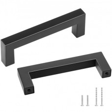 VEVOR 10 tiradores cuadrados para gabinetes de cocina de acero inoxidable 96 mm