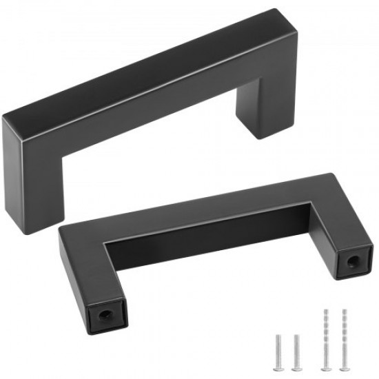 Comprar 10 tiradores cuadrados para gabinetes de cocina de acero inoxidable 76 mm