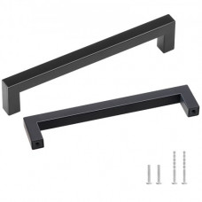 VEVOR 10 tiradores cuadrados para gabinetes de cocina de acero inoxidable 160 mm