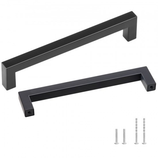 Comprar 10 tiradores cuadrados para gabinetes de cocina de acero inoxidable 160 mm