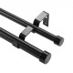 Buy Double Rod Curtain Rods, 36-72 Inch Adjustable Length