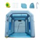 Buy Inflatable Paint Booth 4 x 2.95 x 2.75m Inflatable Car Paint Tent in 210D Oxford with Filtration System 900W Blowers Painting Work Station Garage Workshop