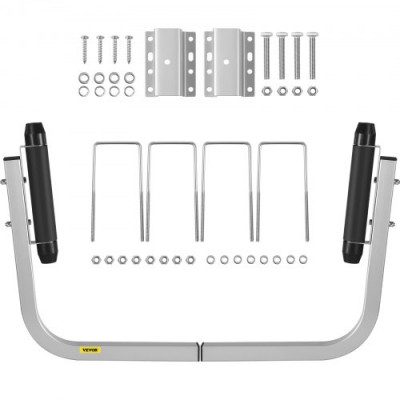 Guía de Poste Remolque 15,6 " Guía de Remolque para Barco de Esquí 8,3 kg Rieles de Remolque de Barcos 11,8" x 1,5" x 13,6" Trailer Pontón Litera Guía Acero Galvanizado con Recubrimiento