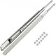 Buy Drawer Guide 86.36 x 7.6 x 1.9 cm Drawer Rails Full Extension 172.72 cm Drawer Track Cold Rolled Steel Drawer Slide