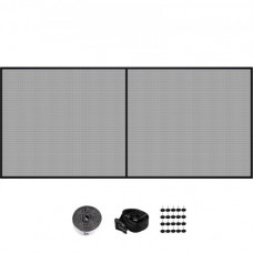 VEVOR Malla para puerta de garaje, 16 x 7 pies, para parte inferior magnética de 2 autos, resistente