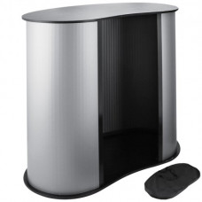 Mostrador portátil plegable 91x93x44cm Mostrador vertical de presentación Mesa comercial para exposición Mesa de exposición Mesa plegable Soporte