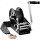 Buy Manual Winch Pull Capacity 3500 lbs Boat Trailer Winch Heavy Duty Hand Crank with 10m Polyester Strap with Two Way Ratchet for Trailer, Boat, ATV