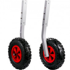 Ruedas de Lanzamiento para Lancha de Barco 12 " / 30,5 cm Ruedas de Botadura de Barco 500 lbs / 227 kg Rueda Dolly de Bote Inflable Aleación de Aluminio para Barco Inflable, Kayak, Bote de Vela