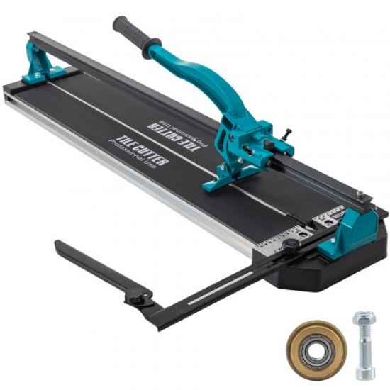 Buy 3/5 Inch Heavy Duty Tile Cutter with 31 Inch Blue Cap and Unique Laser Precise Positioning Rail