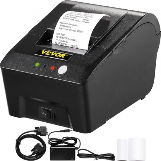 Koop Thermische ticketprinter 58 mm thermische bonprinter ESC/POS USB thermische printer Thermische bonprinter Draadloze thermische printer 193 x 136 x 122 mm draagbare printer