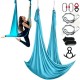 Comprar Hamaca aérea de yoga 10 x 2,8 m Kit de columpio de yoga con inversión de danza aérea Nylon 100 g/m² Capacidad de carga 1000 kg Vuelo aéreo antigravedad para fitness, culturismo, pilates, azul