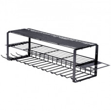 VEVOR Estante para Herramientas Eléctricas de Pared 7 Ranuras Organizador de Almacenamiento para Taller Garaje, 3 Capas para Taladro Inalámbrico, Estación de Carga de Batería, Destornillador, Alicates