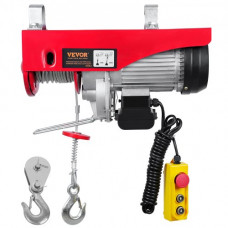 Polipasto eléctrico VEVOR 2200lbs Cabrestante de grúa con control remoto con cable 1600W 220V