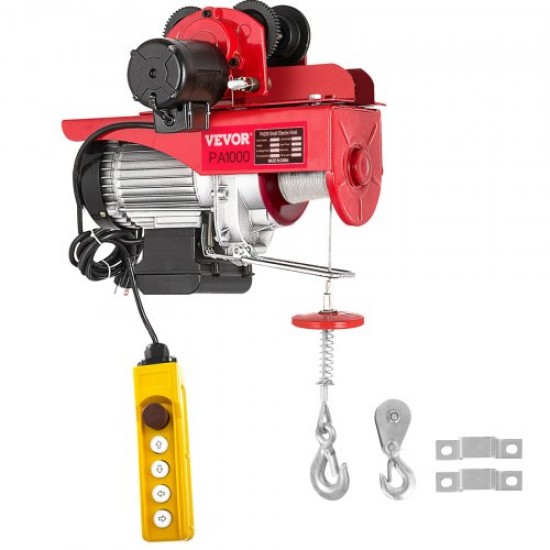 Buy Electric Hoist 1000kg/1000 lbs Electric Hoist with Electric Trolley Electric Steel Hoist Electric Winch Electric Cable with Remote Control