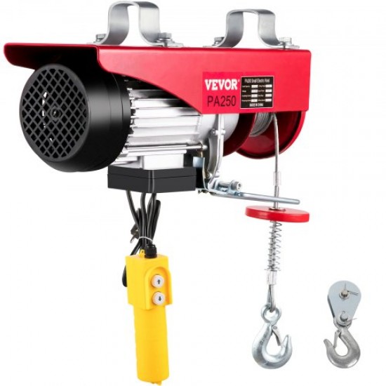 Buy Electric Winch 550lbs Lift Electric Hoist Input Power 500W Cordless Recovery Electric Winch