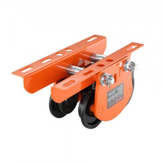 Buy Electric Hoist Trolley Load 0.5T Alloy Steel Push Beam Trolley Adjustable Width 60-120mm with Wheels for PA200 PA250 PA300 PA400 PA500 Hoist Straight and Curved I Beam