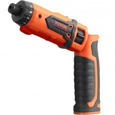 VEVOR Destornillador Eléctrico Inalámbrico 6,5 Nm Mini Destornillador Eléctrico con Batería de 2000 mAh 210 RPM Juego de Destornilladores Inalámbricos con 11 Puntas de 25 mm, Luz LED, Cable USB