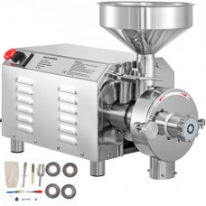 Molino Maíz Eléctrico Rectificadora Comercial para Grano 2,2 kW Molinillo de Grano Eléctrico Rectificadora de Polvo Máquina de Polvo de Acero