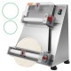 Comprar Máquina formadora de pizza Prensa de masa eléctrica comercial 3"-15" 260 hojas por hora Laminadora de masa de pizza de acero inoxidable Espesor ajustable para pasteles Pizzerías Panaderías