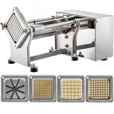 Cortador De Patatas Fritas 40 W Cortador Verduras Con 4 Cuchillas Reemplazables