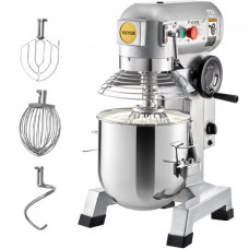 Mezclador de Alimentos 10Qt Batidora Amasadora 450W Robot de Cocina Mezcladora Amasadora 56 kg Velocidades Robot de Cocina Amasadora Automática Multifuncional Robot de Cocina Amasadora