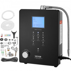 VEVOR Ionizador de Agua PH 3-11.2 Purificador de Agua de Ácido Alcalino ORP +500 a -800 mV Electrodo Electrolizador 9 Placas 6 Configuraciones de Agua 9000 L Sistema de Filtración Autolimpiante