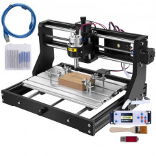 VEVOR 500mw-15W Cnc 3018 Pro Cnc 3018 Máquina CNC Grabador Láser Máquina de Grabado Láser para Cuero de Madera de Plástico