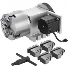 VEVOR Máquina de Grabado 4 Mordazas Conjunto de Cuarto Eje 100mm