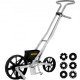 Buy Manual Seeder Aluminum ABS Seed Spreader 1 Row Height 78-84 cm Monorow Manual Seeder with 6 Seed Plates Precision Manual Seeder 2 Wheels 5 cm 6 cm for Cultivation