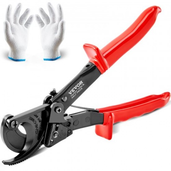 Buy Ratchet Cable Cutter 250mm Wire and Cable Cutter 240mm² Cable Cutter Comfortable Handles Quick Release Lever Easy to Use 50 HRC Manganese and Silicon Steel Blade