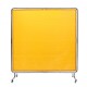 Comprar Cortina de Soldadura con Marco, 1,8x1,8 m Pantalla de Protección de Soldadura de Vinilo Ignífugo con 4 Ruedas Giratorias 2 Bloqueables, Cortina Móvil Profesional para Taller, Industria, Amarillo