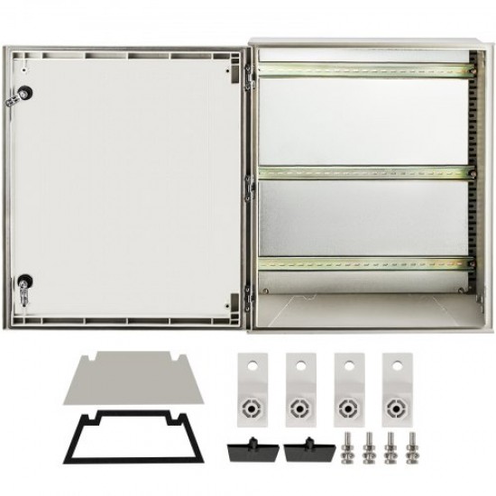 Caja eléctrica de fibra de vidrio VEVOR, montaje en pared de 23,6x19,7x9,1