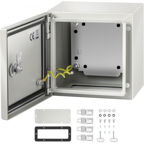 Caja eléctrica de acero del recinto de la caja eléctrica de VEVOR 8 x 8 x6