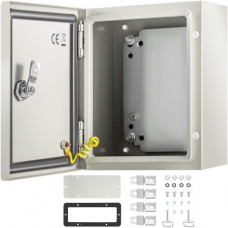 Caja eléctrica de acero VEVOR, caja eléctrica de 10x8x6 pulgadas, acero al carbono IP65
